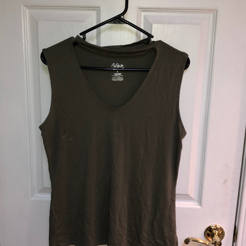Army Green tank top